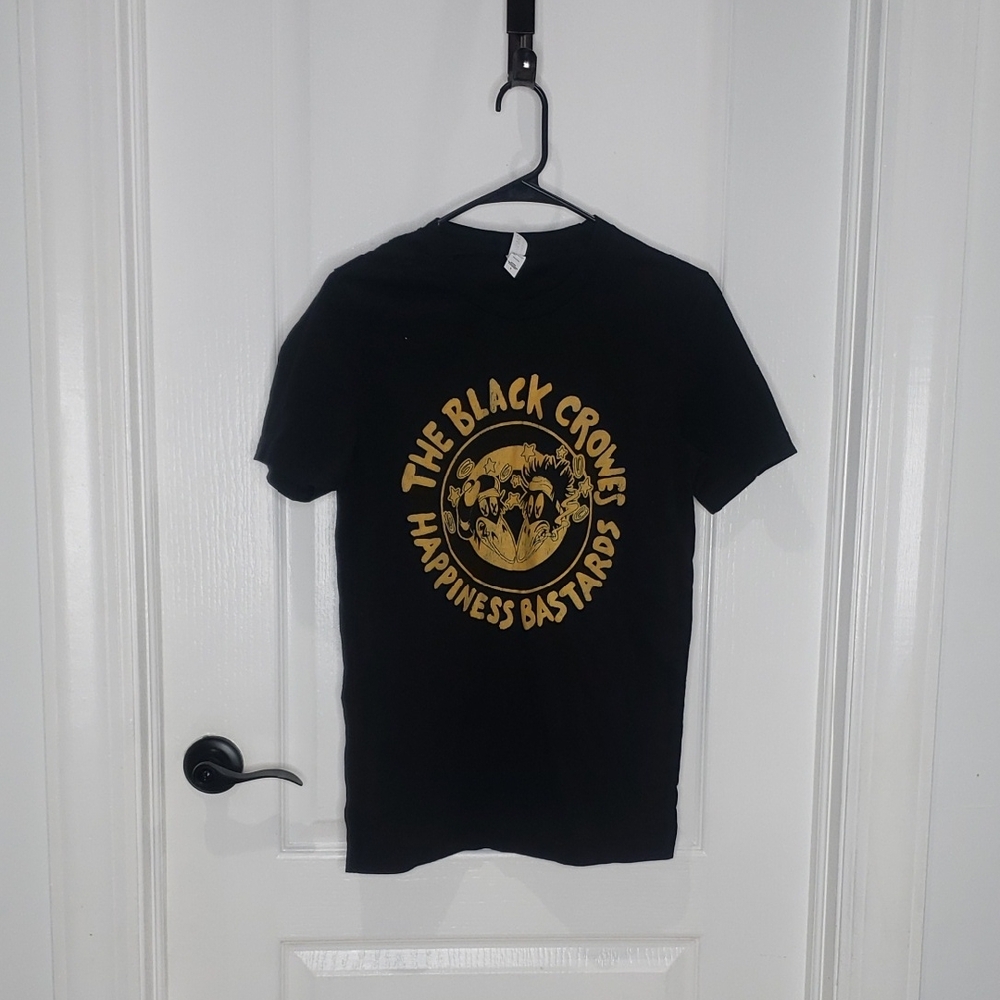 The Black Crowes Black & Gold Band T-Shirt Size Small NWOT